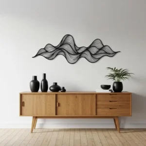 Modern Abstract Black Wall Decor